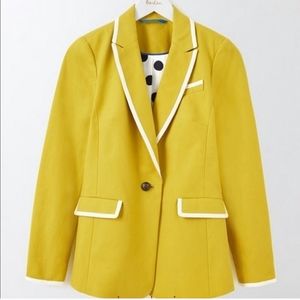 Boden Ellen Blazer in Mimosa Yellow NWT 8
